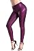 Women's Faux Leather Leggings Flocking Keeping Warm Pants Cashmere Leather Leggings (Medium, Black (High waist))