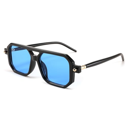 Feisedy Retro 70s Gafas De Sol Mujeres Hombres Vintage Plana Gafas Cuadradas Con Protección Uv400 B2622 Feisedy Retro 70s Gafas De Sol Mujeres Hombres Vintage Plana Gafas Cuadradas Con Protección Uv400 B2622