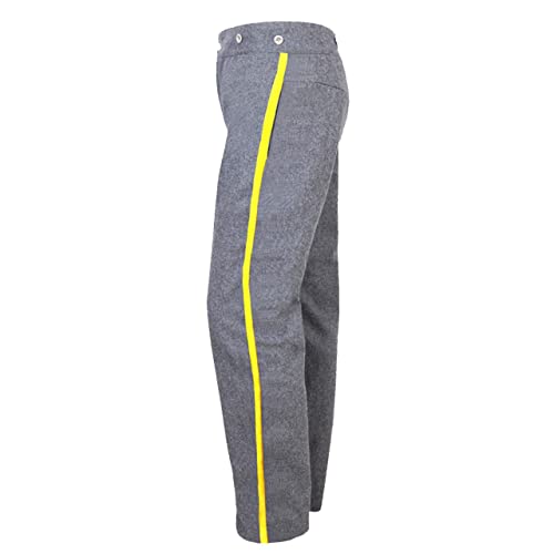 Civil War US Officer's Men '0.5' inch Trim Trouser-Wool Pants