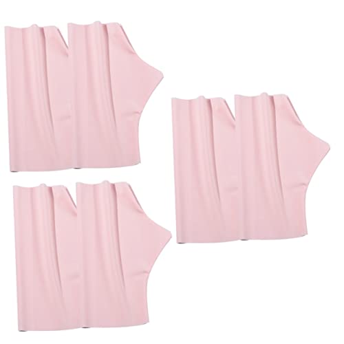 FRCOLOR 3 Pairs Ice Silk Nail Gloves Nail Gel Nail Gloves Nail Gloves Nail Anti- Gloves Gloves for Gel Nail Protection Gloves for Gel Nail