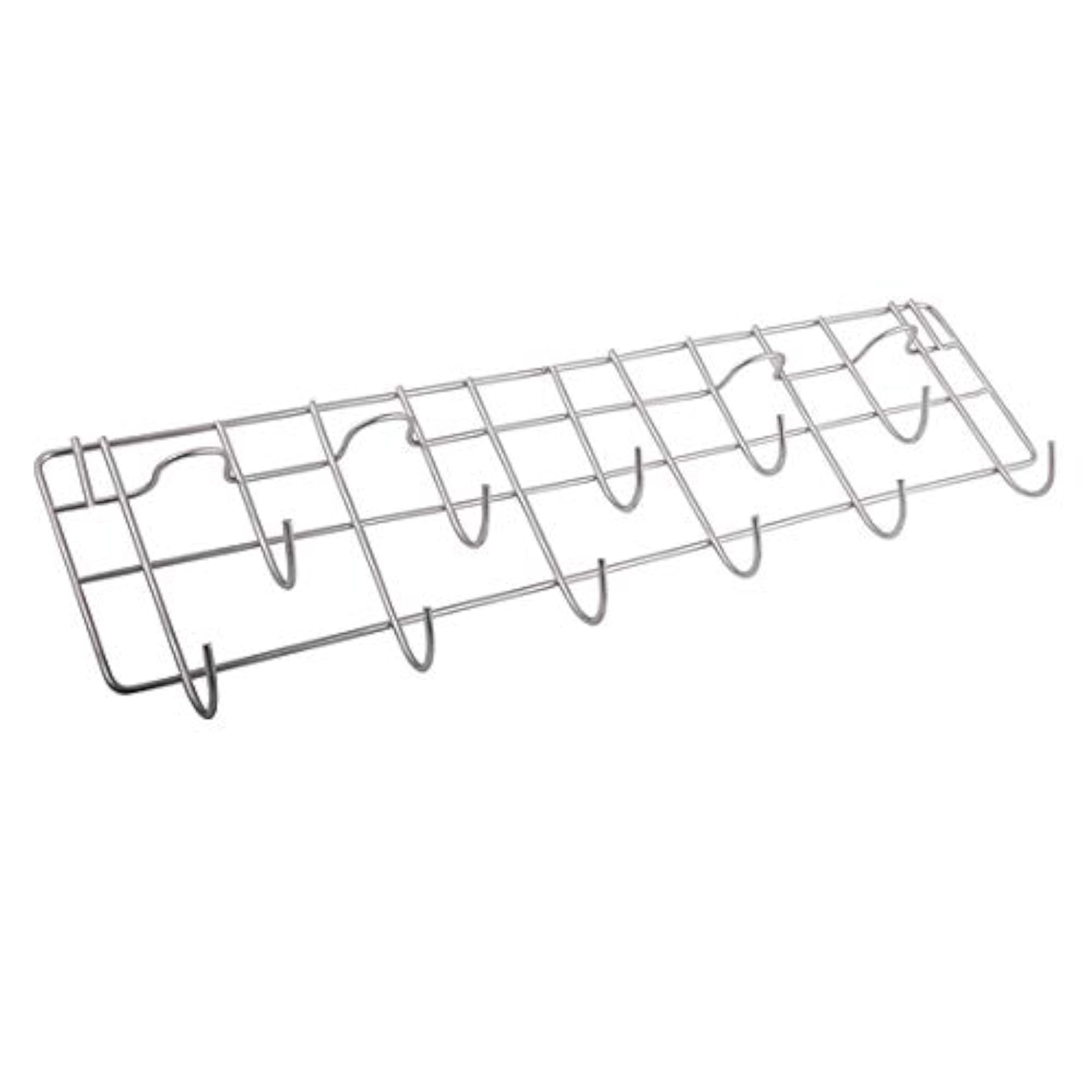 Stainless Steel Plate Stand & Wall Mounted Ladle Hook Rail for Kitchen