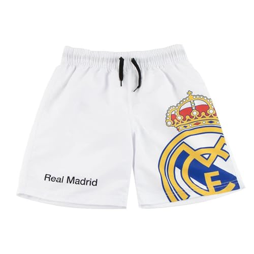Maillot garçon Real Madrid résistant au chlore et séchage rapide