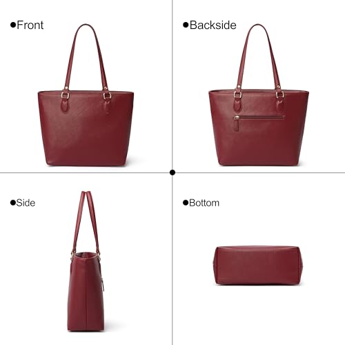 Bolso Tote Grande para Mujer, Satchel con Correa de PU miniatura 5