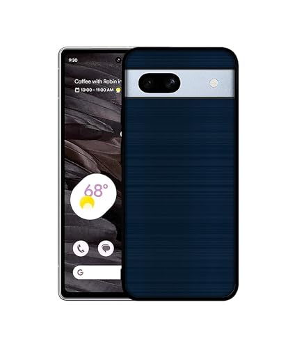 Image of Blue Line Design Premium 2D Printed Metal Back Case Cover for Google Pixel 7A 5G