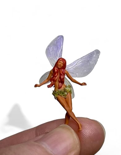 Figurine de fée miniature peinte à la main 30 mm pour décoration et maquette