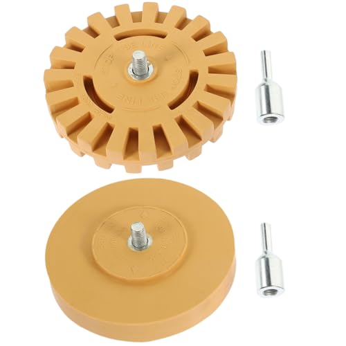 Roue en caoutchouc 100mm TEHAUX pour enlever autocollants de voiture lot de 2