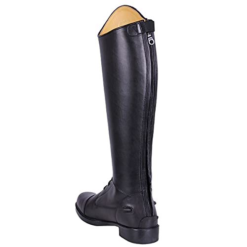 QHP Bottes d'équitation Romy Junior - Taille : 38 - Tige : large - Couleur : noir, Noir , 38 EU – vue 3