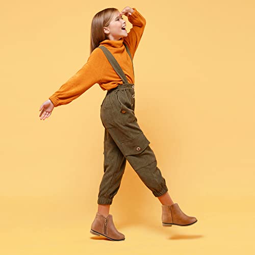 Girls Boots Kids Ankle Boots With Zipper Dress Boot Low Heels Booties for Toddler Little Kids2