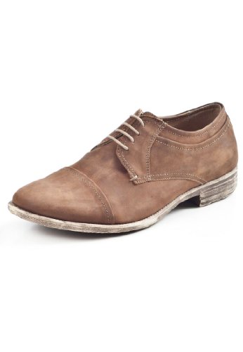Zapatos de cordones de cuero Manitu 650267: Calzado de vestir y vestir casual para hombre