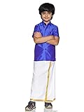 Sethukrishna Boy's Shirt and Dhoti Set