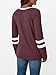 AUTOMET Womens Long Sleeve Shirts Color Block Casual Dressy Tops Business Tshirt Basic Tee Fall Fashion Trendy Clothes Work Outfits 2025 WineRed XL