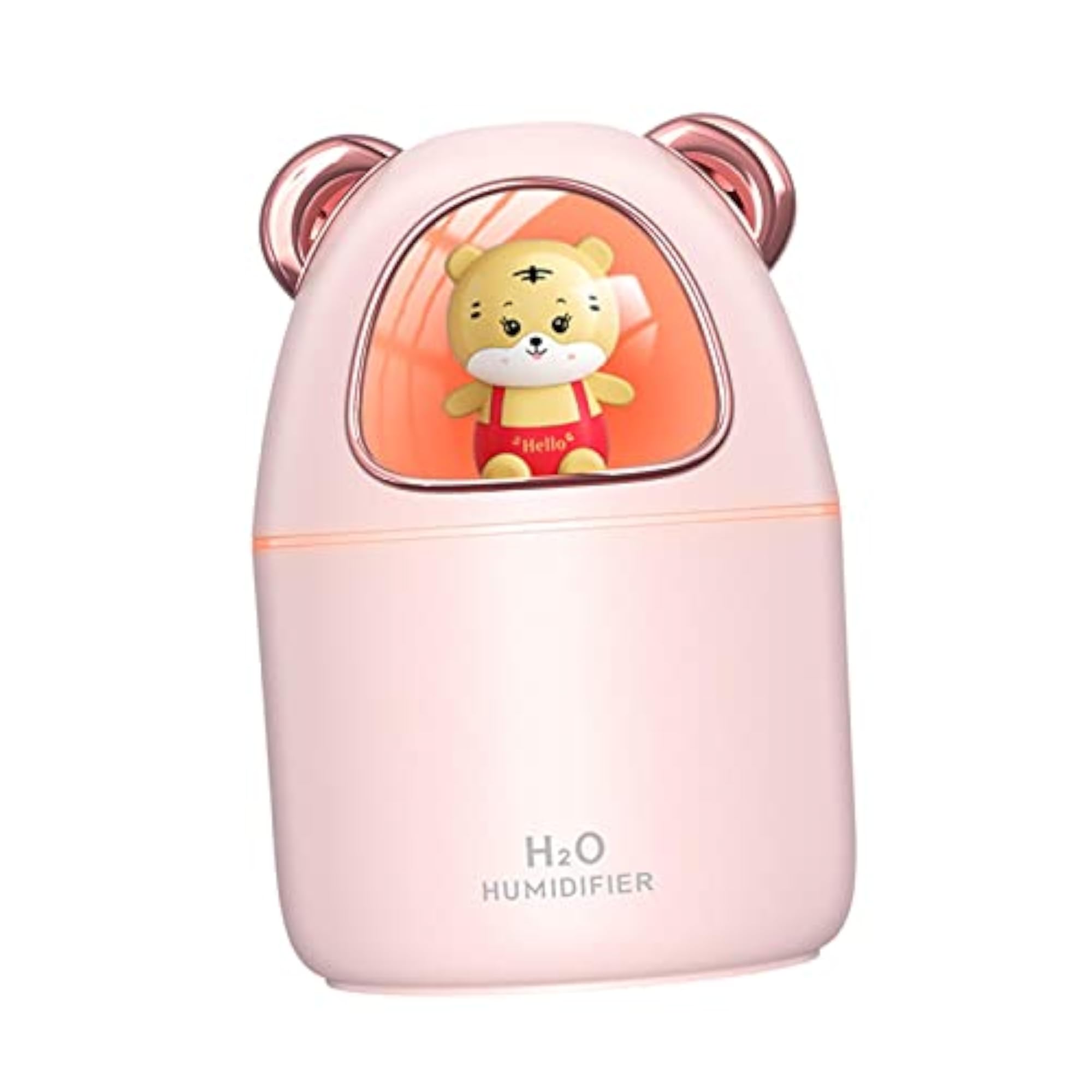 Pink Air Humidifier Night Light Aroma Diffuser, Travel Essential