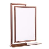 Uchwyt na znak, pudełko reklamowe A4, wysuwana metalowa tablica informacyjna, ramka może obracać się o 360°, stojak reklamowy do biura, klasy (25 x 6 x 30 cm)