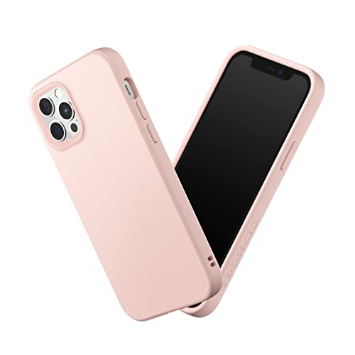 Coque iPhone 12 / 12 Pro RHINOSHIELD SolidSuit anti-chocs rose poudré