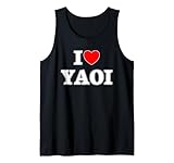 I Love Yaoi Heart Boys Love Fujoshi Otaku Tank Top