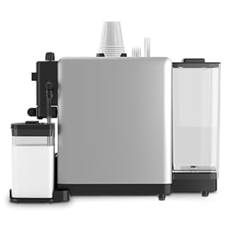 Didiesse MilkSide Macchina Caffè Espresso a Cialde e Latte Caldo, Cappuccinatore, Ampio Serbatoio Acqua da 1.3 L, Consumi 1850W, Funzione Stand-by (Colore Silver)