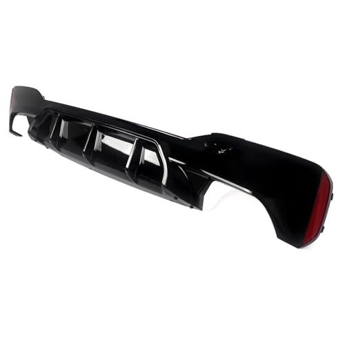 Kit de carrocería difusor parachoques trasero negro para BMW G30 520i 530i 540i M Sport