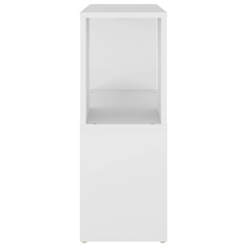 vidaXL Libreria Bianca 60x24x63 cm in Legno Multistrato