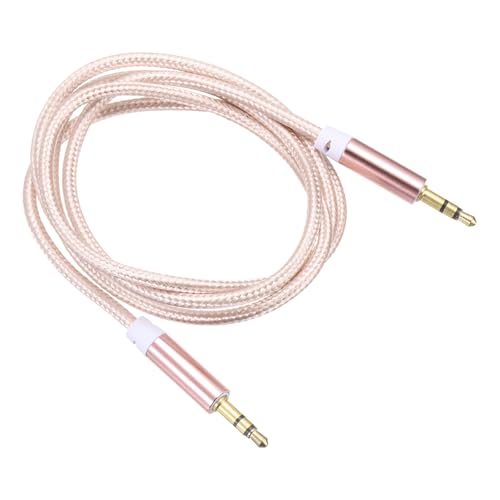 Cable 3.5mm macho a 6.35mm macho 1m rosa DMiotech miniatura 1