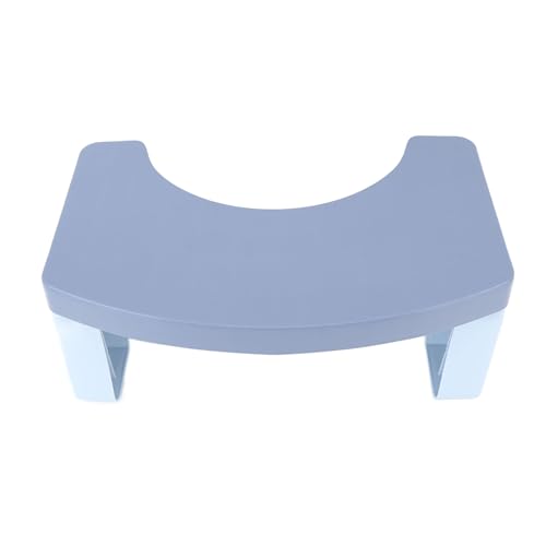 Taburete para orinal AMONIDA azul portátil y plegable en material PP de 7 pulgadas 5