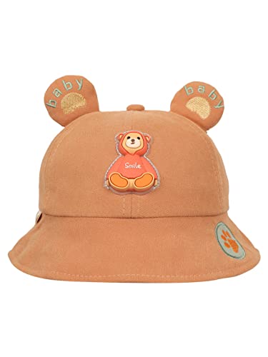 Image of FabSeasons Cotton Bucket Hat /Cap for Boys & Girls, Fits for 1-3 Years Kids, (48 cm-Inner Circumference)