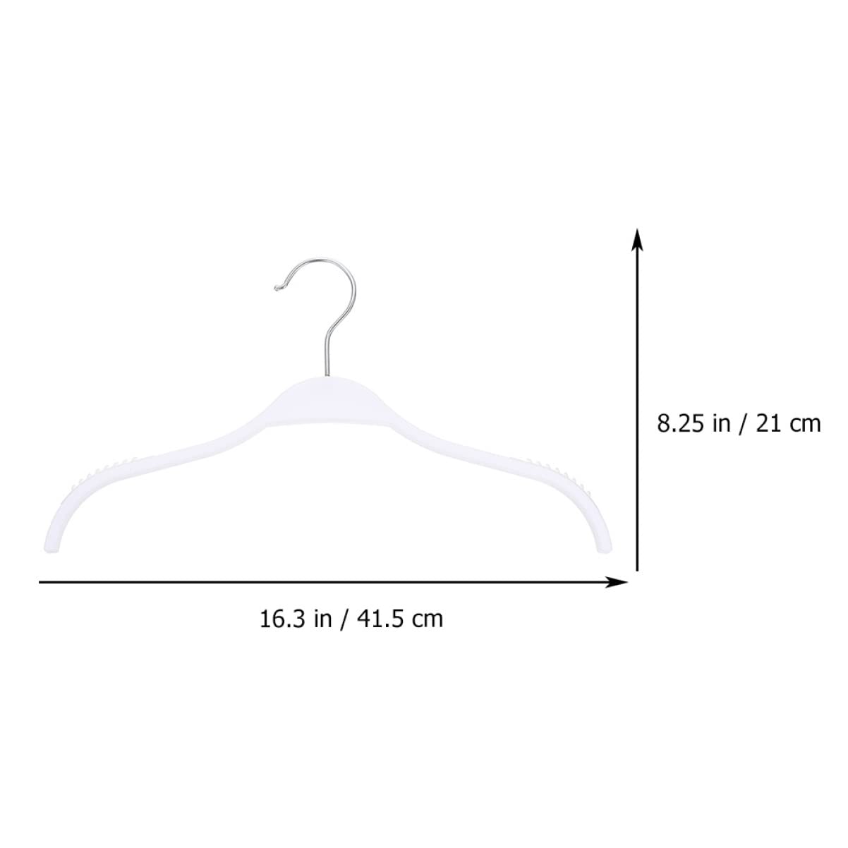 Happyyami 5Pcs Heavy Duty Non Slip Clothes Hangers for Closet Storage Drying Versatile Clothing Hanging Racks for Home Hotel Use