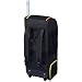Gunn & Moore GM | Rival Wheelie Duffle Cricket Bag Holdall | Sleeve for 1 Bat | Adjustable Comfort Straps | Shoe Tunnel | Volume - 55 litres | Tough 600 Denier Polyester | Black Red & Yellow