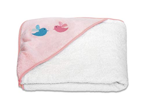 Serviette tablier de bain Suavinex pour sortir bébé de l'eau sans se mouiller