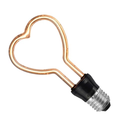 Artibetter MJPCP18M5034WMAR15XS5 1Pc Creative Led Bulb Light Vintage Led Bulbs Led Filament Bulb Ring Bulb Heart Lights Bulb Lamp Ring Lightbulb Heart Lamp Vintage Bulb Light Bulb Led Bulb Decor Light cover