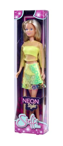Muñeca Steffi Love Neon Style 29 cm, colores neón miniatura 2