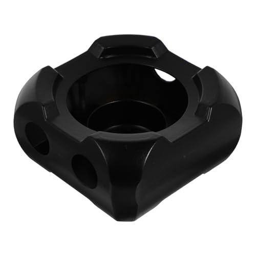 GANAZONO 1pezzi Fornello Da Campeggio Portatile Alluminio Stufa Bioetanolo Per Esterni Resistente e Facile Da Pulire Per Picnic e Attività All Aperto Nero