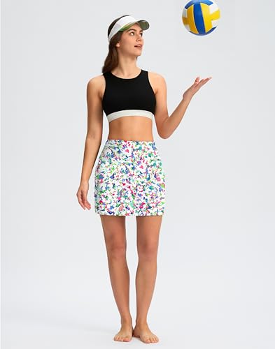 Image of G Gradual Women's 16 inch Swim Skirt with Pockets High Waisted Tummy Control Modest Swimsuit Bathing Suit Bottoms for Women