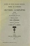  Oeuvres complètes, tome 18 : Pièces attribuées
