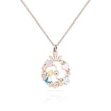 G-Ahora Alice in Wonderland Earrings Alice Clock Jewelry Alice Gift Alice in Wonderland Gift for Daughter (alice necklace)