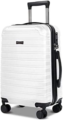 Feybaul Luggage Suitcase PC ABS Hardshell Carry On Luggage with Spinner Wheels