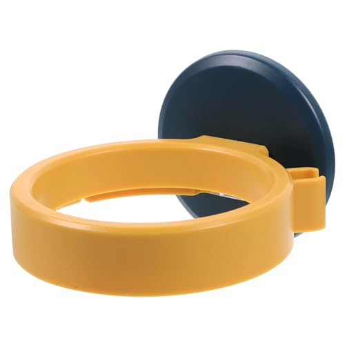 DEARMAMY Wall Mount Hair Dryer Organizer Self Adhesive Bathroom Rack for Blow Dryer Storage Space Saving Design