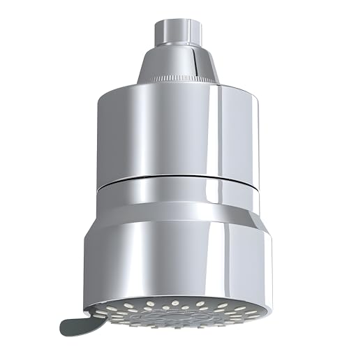 Image of Purifit Shower Filter For Bathroom with Shower Head | Water Softener for Bathroom, Multi-Flow Hard Water Softener For Shower with 3 Spray Modes, Helps Reduce Chlorine, Dry Skin & Hair Fall Concerns
