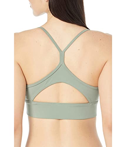 Image of Reebok Women's Satin 91% PES /9% El-Interlock-Hydrophilic Finish /Print-Digital Sublimation-Disperse Classic Workout Sports Bra
