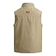 MeiLayM Herren Outdoor Weste Atmungsaktiv Anglerweste Sommer Schnelltrocknend Weste Vielen Taschen Weste Freizeit Ärmellos Jacke Camping Safari Fotografie Weste Khaki,XL