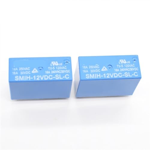 Relais de puissance 12 V SMIH-12VDC-SL-C pour automatisation résidentielle et projets DIY
