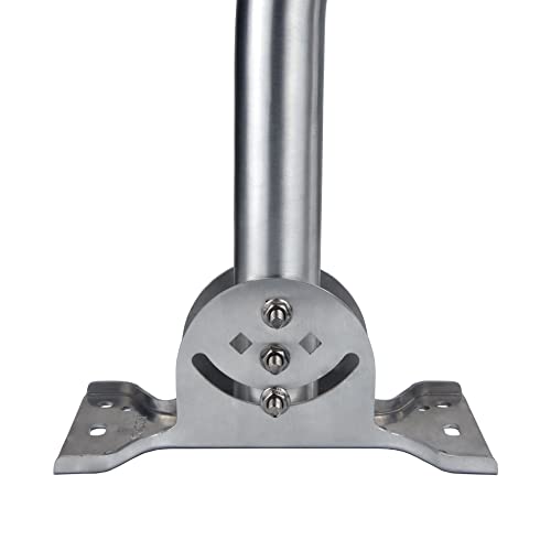 Proxicast Pro-Grade J-Max 100% Solid Stainless Steel Antenna Mount - Universal Outdoor Adjustable Pivot/Lock Bracket & J-Pipe Mast (1.5" X 18" Pole) For Wall, Eave Or Roof Mounting (Ant-800-Jp3) #TOP5