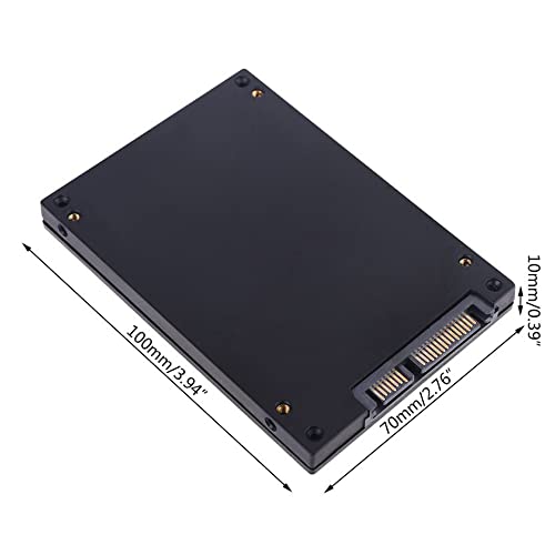 Adaptador dual 2 puertos SD SDHC MMC a SATA con carcasa miniatura 2