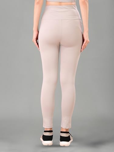 Image of Women High Rise Gym Wear Tights Stretchable Yoga Pants Fitness Leggings Gym Pants Multipurpose Slim Fit Track Pant Workout Active Wear Lower