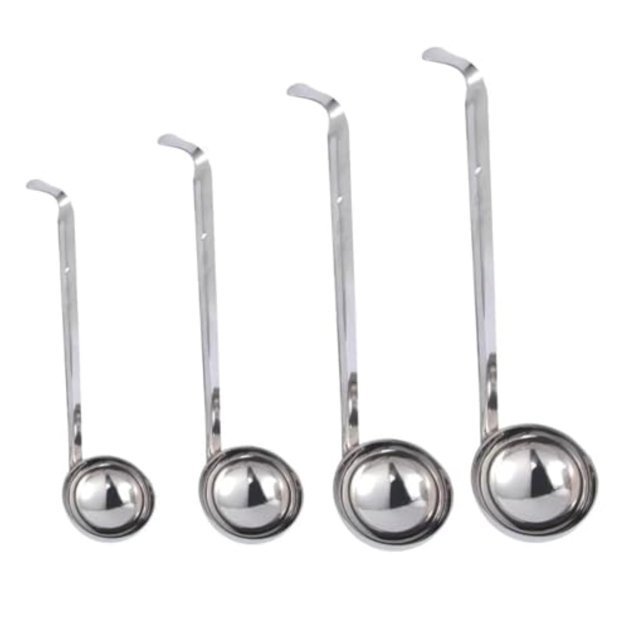 Heavy Duty Stainless Steel Ladles - 4 Pack