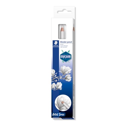 Staedtler - Crayon d'ombrage de haute qualité pour artistes, idéal pour mélanger et créer des nuances, sous blister, 5426BLBK-C