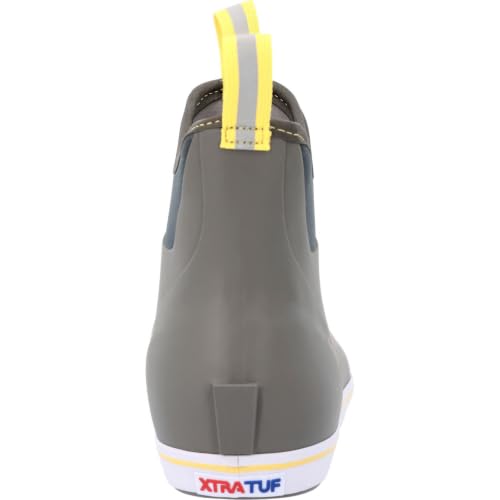 Image of XTRATUF 6 inch Men's Ankle Deck Boot - Lightweight, 100% Waterproof Rubber Footwear - Non-Marking, Slip-Resistant Outsole - Moisture-Wicking Liner