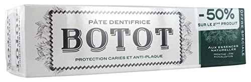 Botot dentifrice botot vert 2x75ml