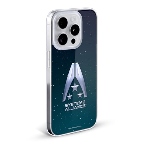 Funda Mass Effect Systems Alliance de gel para Apple iPhone 13 Pro Max de Head Case Designs 2