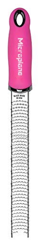 Microplane Premium Classic Citrus Zester and Cheese Grater - Neon Pink