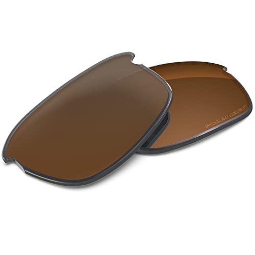 Image of Performance Replacement Lenses Compatible with Oakley Bottle Rocket OO9164 Polarized Etched-Nut Brown